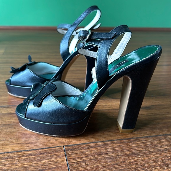 👡👡EUC Marc Jacobs Strappy Open Toed High Heeled Shoes👡👡 - Picture 1 of 11